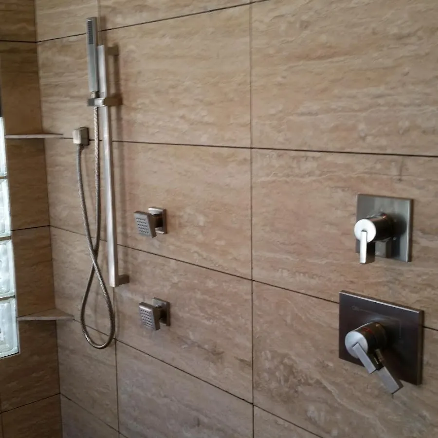 Shower fixture installation for Water Heater Replacement in Kingman